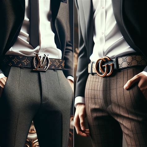 is it okay to match louis vuitton with gucci|Louis Vuitton versus Gucci belts.